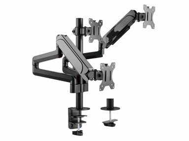 EQUIP Stolni nosač za tri monitora 17"-27", crni